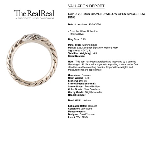 David yurman diamond ring - Picture 5 of 6